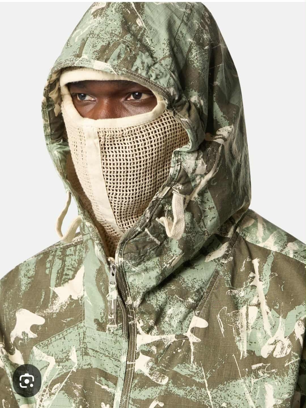 Stone Island Scan Camo OVD Short Parka